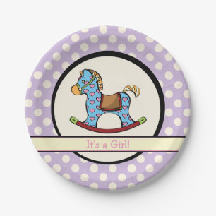 Assiettes En Carton Plaques à papier délicieuses de cheval de