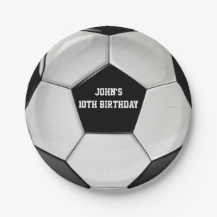 Assiettes En Carton Plaques à papier faites sur commande du football