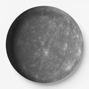 Assiettes En Carton Plaques à papier jetables d'astronomie de Mercury