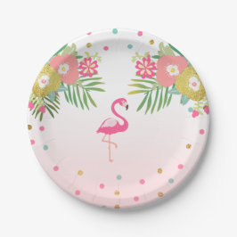 Assiettes En Carton Plaques à papier Luau tropical d'anniversaire de