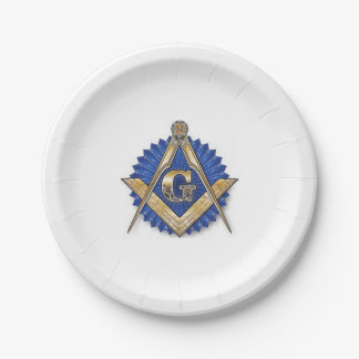 Assiettes En Carton Plaques à papier maçonniques