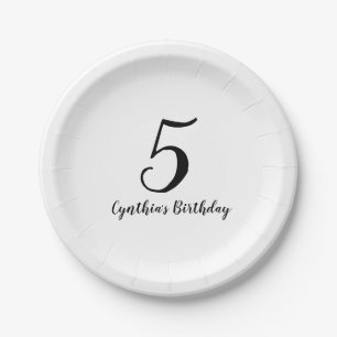 Assiettes En Carton Plaques à papier personnalisées de fête