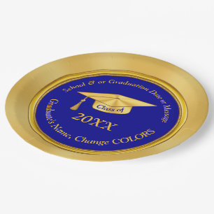 Assiettes En Carton Plaques à papier personnalisées d'obtention du