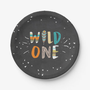 Assiettes En Carton Plaques à papier sauvages Boho d'un anniversaire