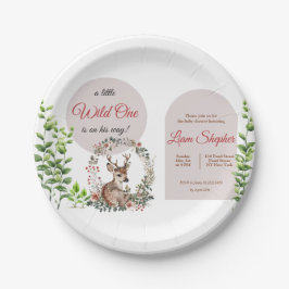 Assiettes En Carton Plaques de Baby shower en bois doux à imprimer