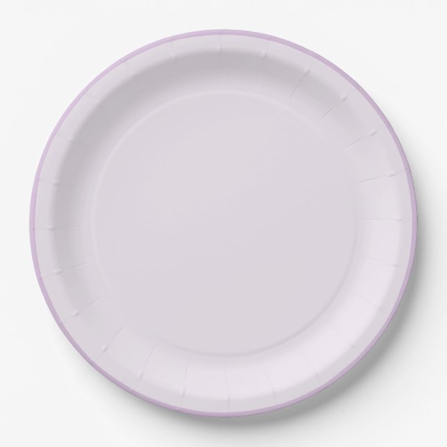 Assiettes En Carton Plaques de dîner lilas (Devant)