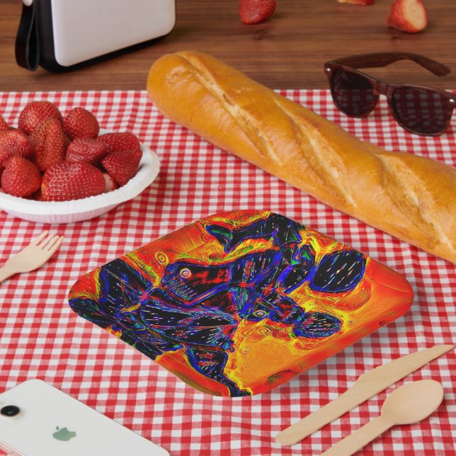 Assiettes En Carton Plaques de fête (Pique-nique)