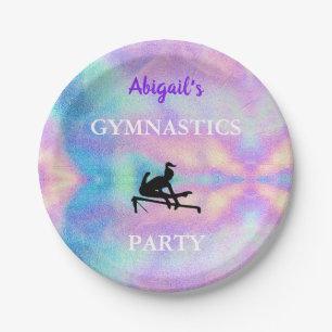 Assiettes En Carton Plaques de fête de gymnastique Anniversaire _ Fill