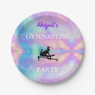 Assiettes En Carton Plaques de fête de gymnastique Anniversaire _ Fill