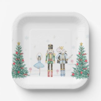 Assiettes En Carton Plaques de la fête des noisettes - Pastel