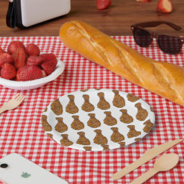 Assiettes En Carton Plaques de nourriture Soul de poule de poulet frit