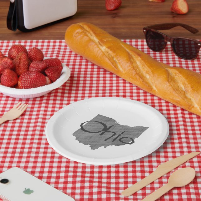 Assiettes En Carton Plaques de papeterie Ohio (Pique-nique)