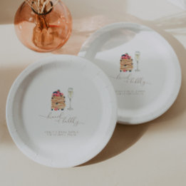 Assiettes En Carton Plaques de papier à brunch et à bulles