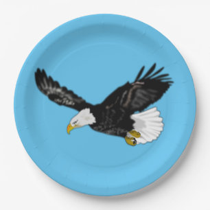 Assiettes En Carton Plaques de papier American Eagle
