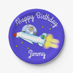 Assiettes En Carton Plaques de papier astronaute