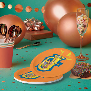 Assiettes En Carton Plaques de papier aux instruments Tuba