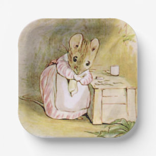 Assiettes En Carton Plaques de papier Beatrix Potter Lady