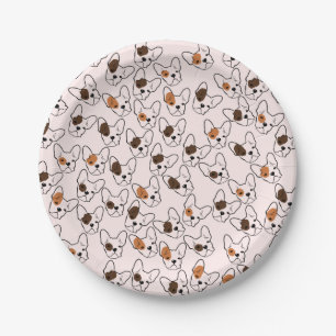 Assiettes En Carton Plaques de papier Bulldog en France