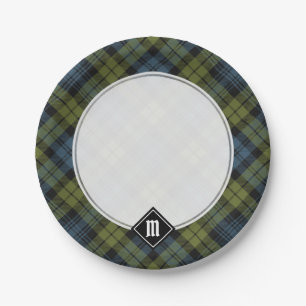Assiettes En Carton Plaques de papier Campbell Tartan