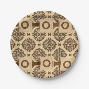 Assiettes En Carton Plaques de papier Circulaire