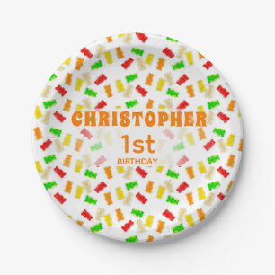 Assiettes En Carton Plaques de papier d'anniversaire