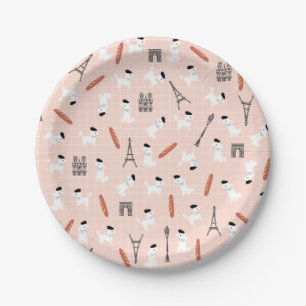 Assiettes En Carton Plaques de papier de caniche