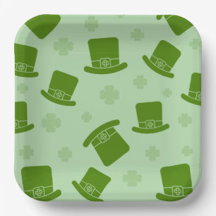 Assiettes En Carton Plaques de papier de charme irlandaises