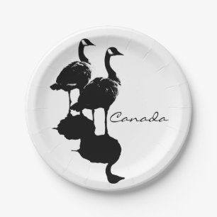 Assiettes En Carton Plaques de papier de fête du Canada Canada