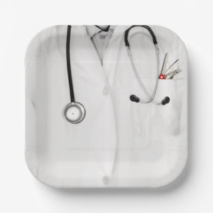 Assiettes En Carton Plaques de papier de fin d'études Médicales