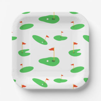 Assiettes En Carton Plaques de papier de golf