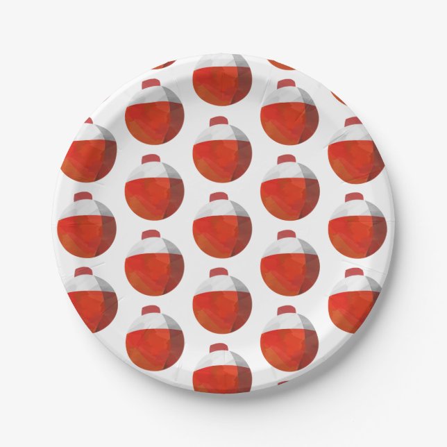 Assiettes En Carton Plaques de papier de la Partie de pêche (Devant)