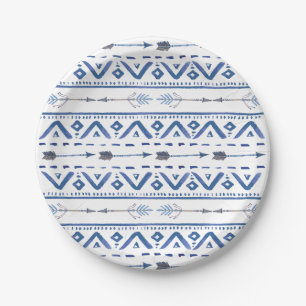 Assiettes En Carton Plaques de papier de la tribu Boho