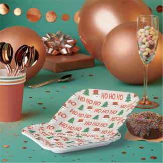 Assiettes En Carton Plaques de papier de Noël