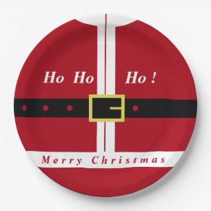 Assiettes En Carton Plaques de papier de Noël père Noël