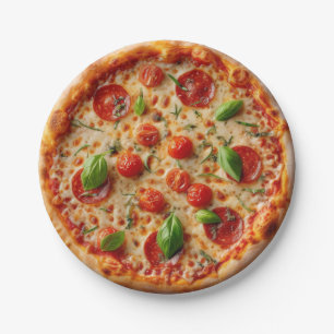 Assiettes En Carton Plaques de papier de nuit Pizza