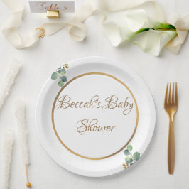 Assiettes En Carton Plaques de papier de partie élégantes