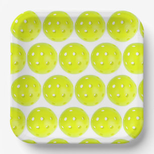 Assiettes En Carton Plaques de papier de Pickleball