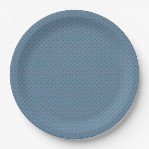 Assiettes En Carton Plaques de papier design bleu ardoise