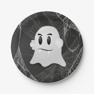 Assiettes En Carton Plaques de papier d'Halloween