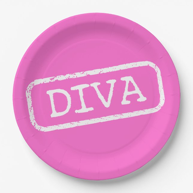 Assiettes En Carton Plaques de papier DIVA (Devant)
