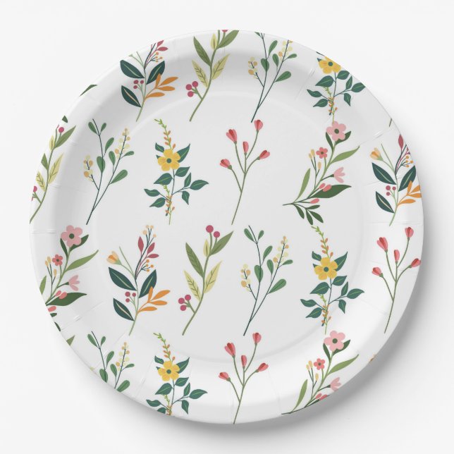 Assiettes En Carton Plaques de papier et de parties (Devant)