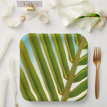 Plaques de papier feuille de coco