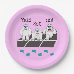 Assiettes En Carton Plaques de papier Go Set Yeti