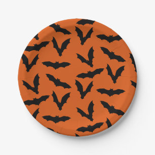 Assiettes En Carton Plaques de papier Halloween chauds