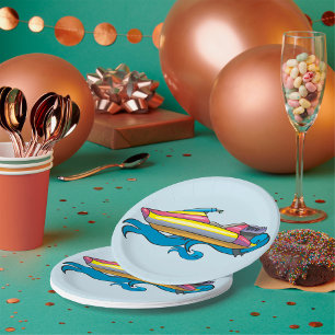 Assiettes En Carton Plaques de papier Jet Ski