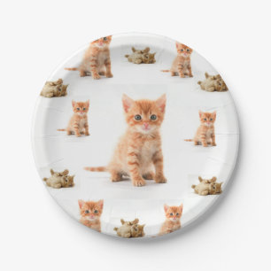 Assiettes En Carton Plaques de papier Kitten