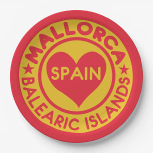 Assiettes En Carton Plaques de papier MALLORCA Espagne