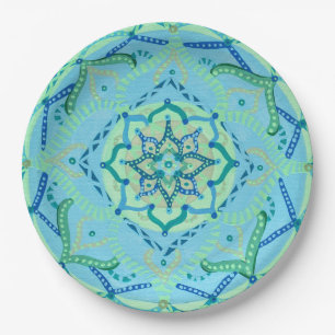Assiettes En Carton Plaques de papier Mandala