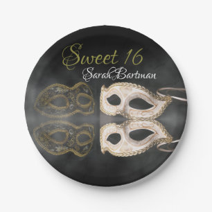 Assiettes En Carton Plaques de papier masquées