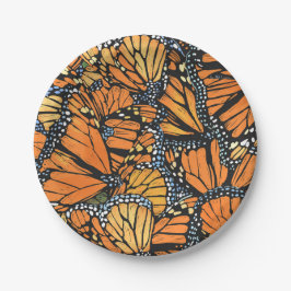 Assiettes En Carton Plaques de papier monarque papillon
